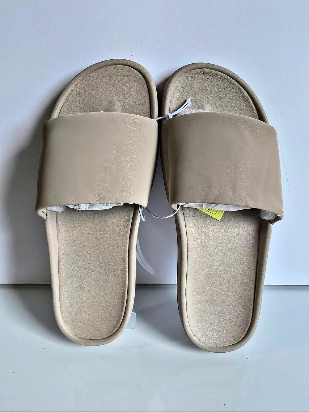 Beige Slide Sandals NWT